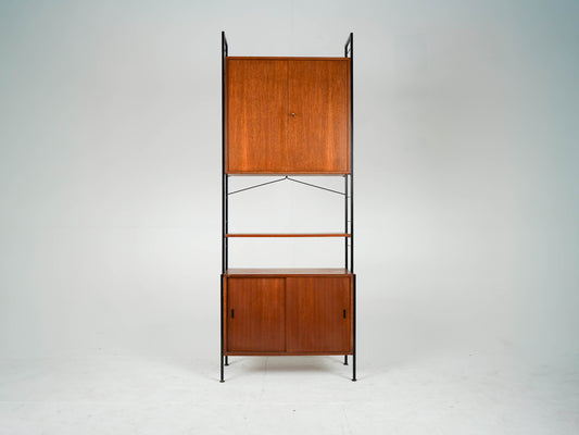 Vintage Teak Regal Bücherregal freistehend Mid Century