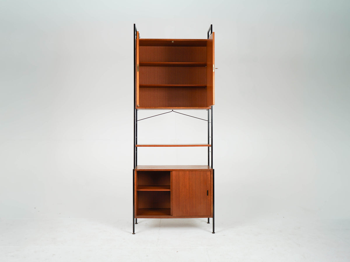 Vintage Teak Regal Bücherregal freistehend Mid Century