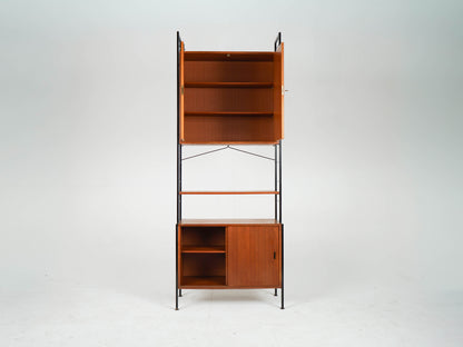 Vintage Teak Regal Bücherregal freistehend Mid Century