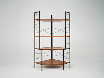 Vintage Teak Regal Bücherregal Eckregal Mid Century