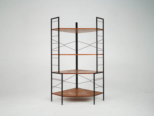 Vintage Teak Regal Bücherregal Eckregal Mid Century