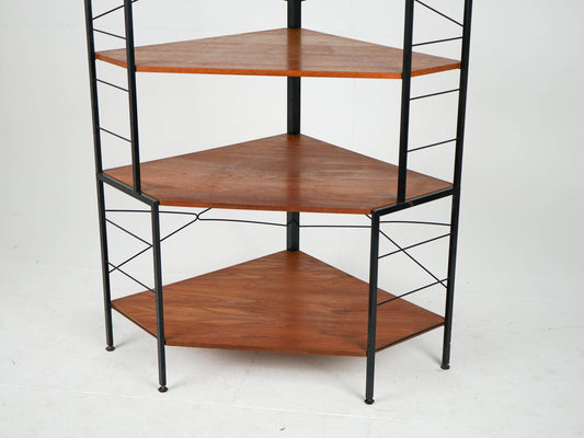 Vintage Teak Regal Bücherregal Eckregal Mid Century