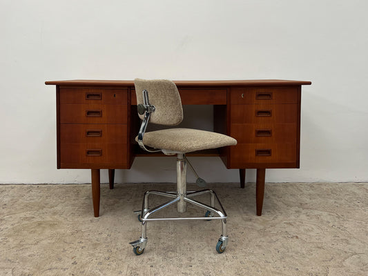 Teak Schreibtisch Desk Dänisch Vintage 60er Mid Century