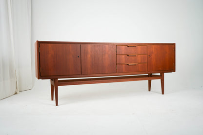 Teak Sideboard Schrank Anrichte Vinyl Vintage Mid Century