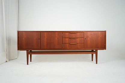 Teak Sideboard Schrank Anrichte Vinyl Vintage Mid Century