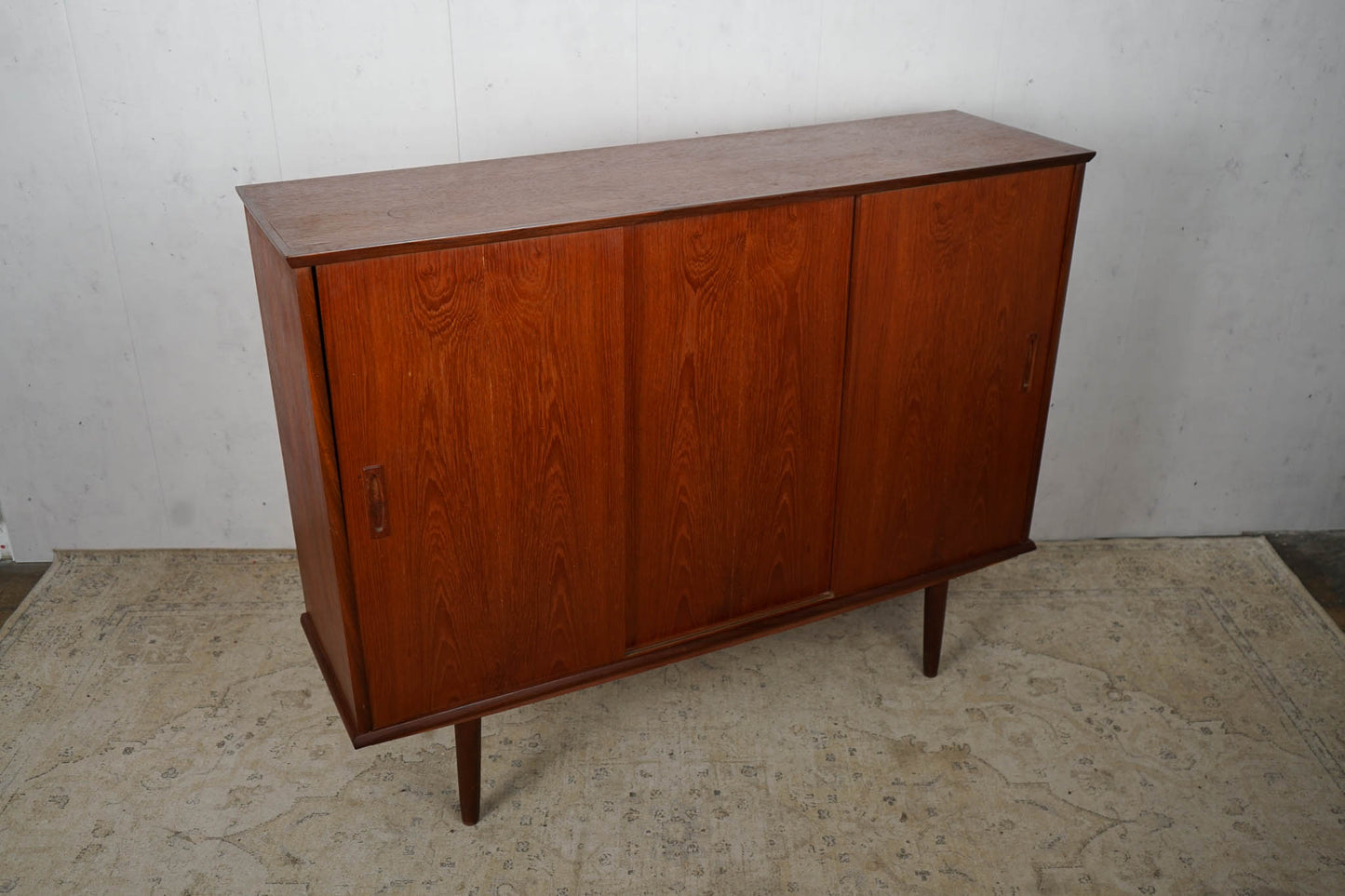 Teak Highboard Sideboard Dänisch Vintage 60er Mid Century