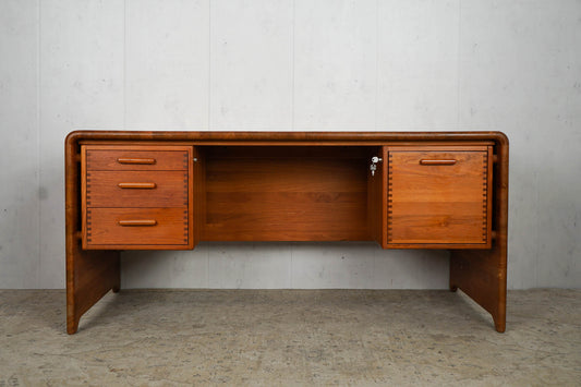 Teak Schreibtisch Dänisch Vintage 60er Mid Century Retro