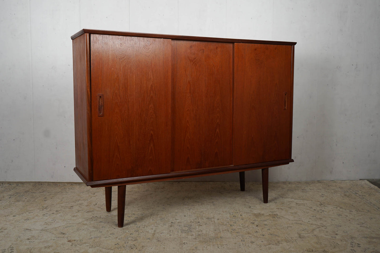 Teak Highboard Sideboard Dänisch Vintage 60er Mid Century