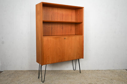 Teak Schrank Bücherregal Vintage 60er Mid Century Retro Dänisch