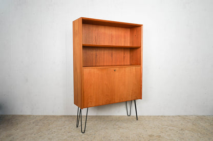 Teak Schrank Bücherregal Vintage 60er Mid Century Retro Dänisch