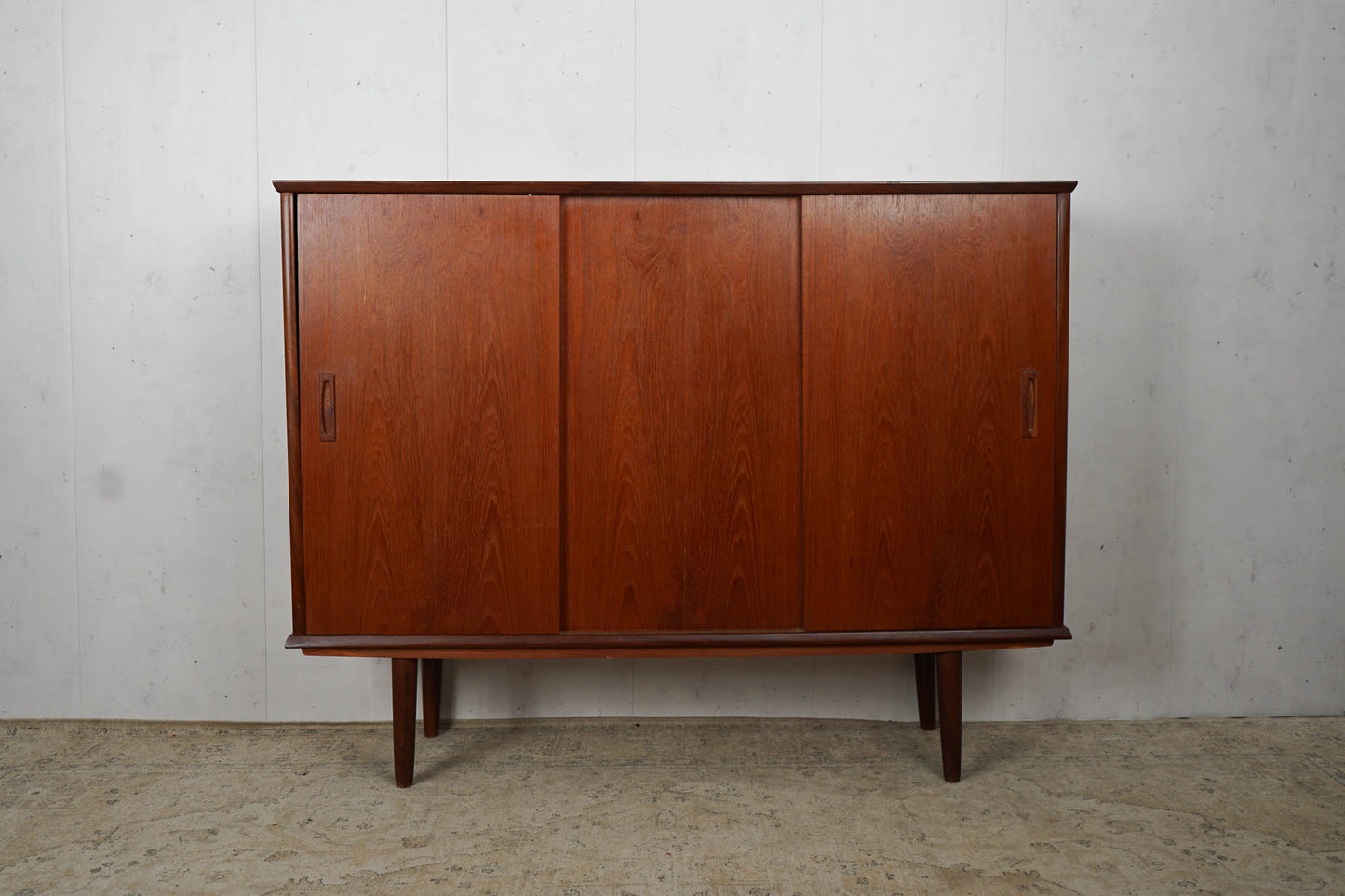 Teak Highboard Sideboard Dänisch Vintage 60er Mid Century