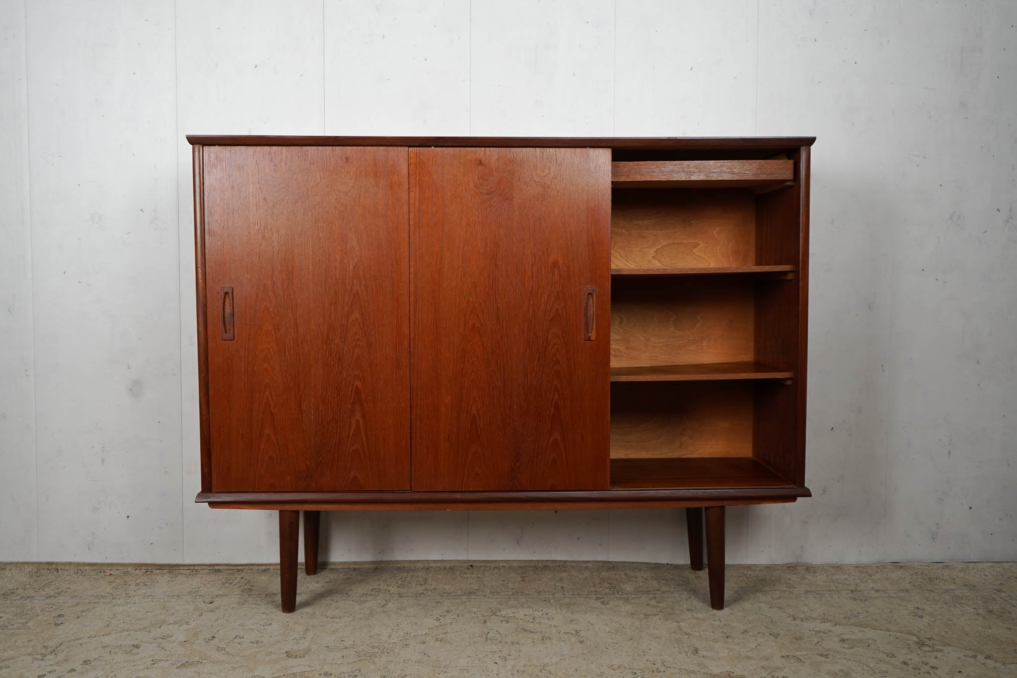 Teak Schub Kommode SE53-1M Sumi Highboard Sideboard sale Vertiko