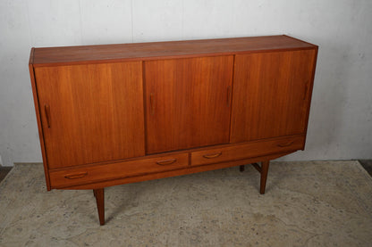 Teak Highboard Sideboard Dänisch Vintage 60er Mid Century