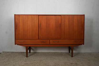 Teak Highboard Sideboard Dänisch Vintage 60er Mid Century