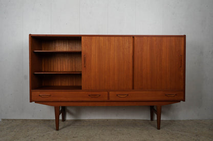 Teak Highboard Sideboard Dänisch Vintage 60er Mid Century