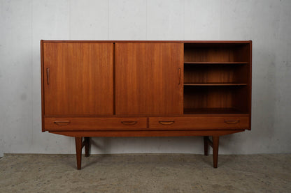 Teak Highboard Sideboard Dänisch Vintage 60er Mid Century