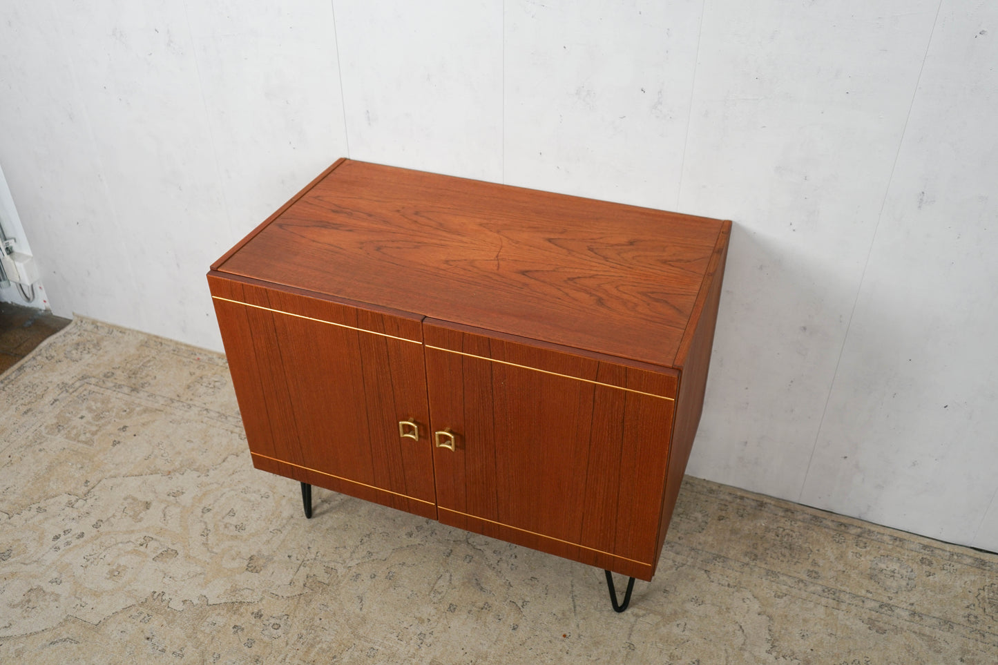 Teak Sideboard Kommode Anrichte Dänisch Vintage 60er Mid Century