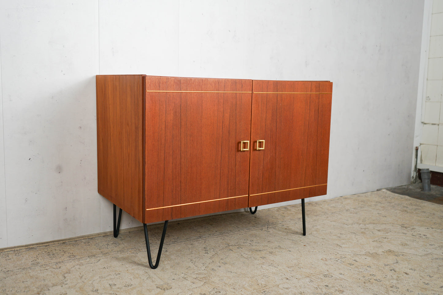 Teak Sideboard Kommode Anrichte Dänisch Vintage 60er Mid Century