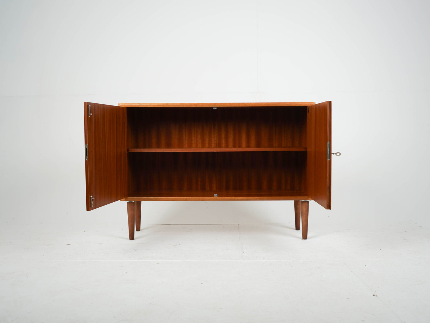 Teak Sideboard Regal Anrichte Vinyl Vintage Mid Century