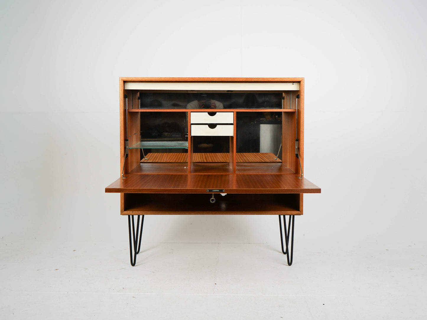Teak Sideboard Barschrank Schrank Vintage Mid Century