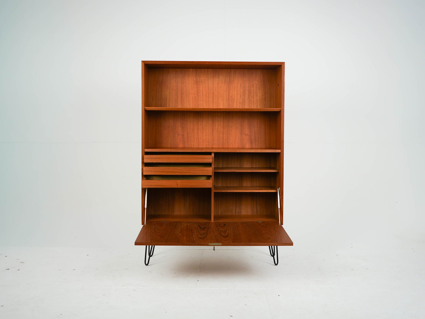 Teak Regal Anrichte Vinyl Vintage Mid Century