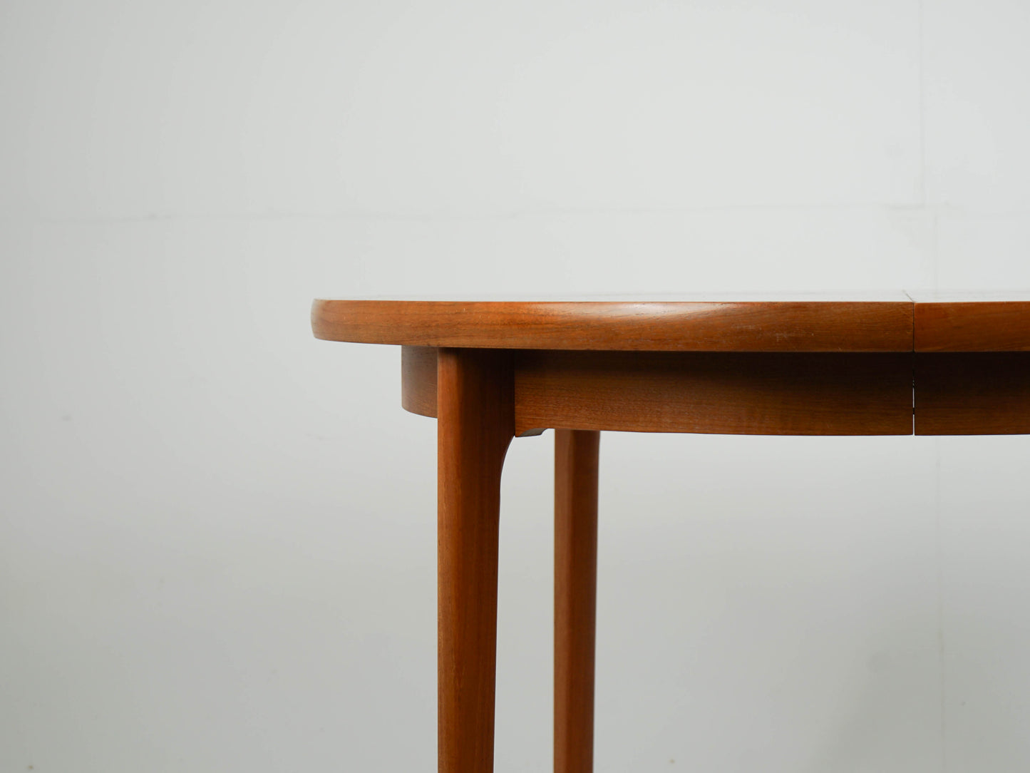 Vintage Teak Esstisch rund Ausziehtisch Mid Century