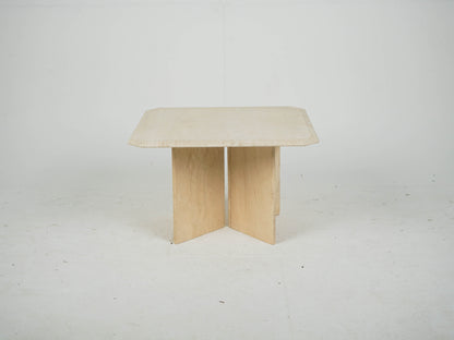 Travertin Tisch Couchtisch Beistelltisch Vintage Mid Century
