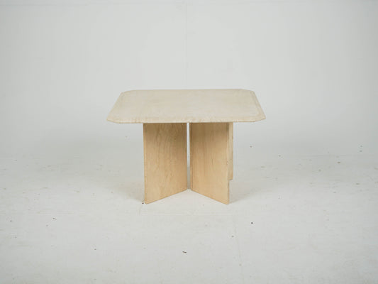Travertin Tisch Couchtisch Beistelltisch Vintage Mid Century