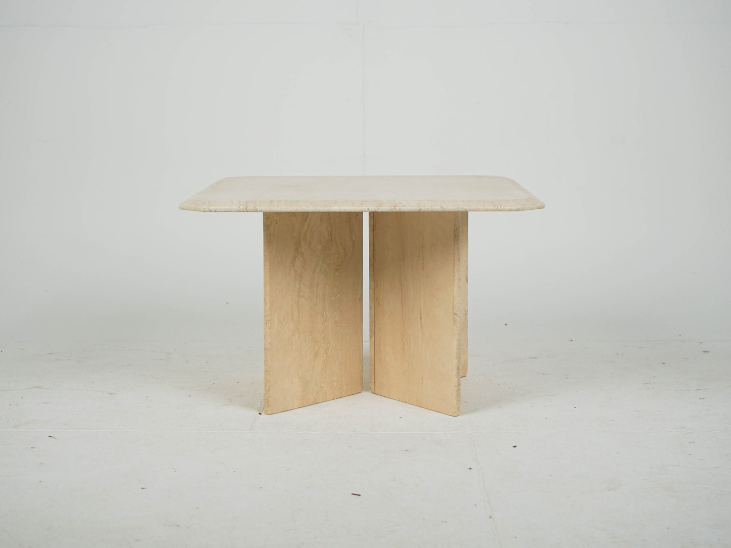 Travertin Tisch Couchtisch Beistelltisch Vintage Mid Century