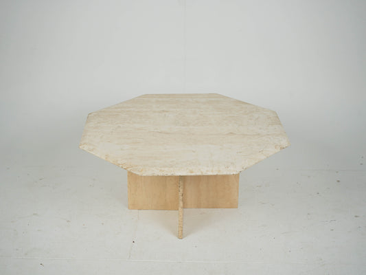 Travertin Tisch Couchtisch Beistelltisch Vintage Mid Century