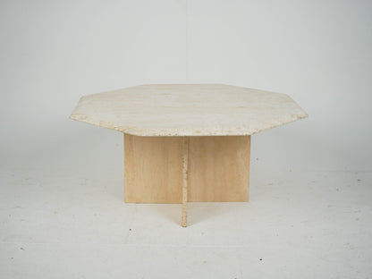 Travertin Tisch Couchtisch Beistelltisch Vintage Mid Century