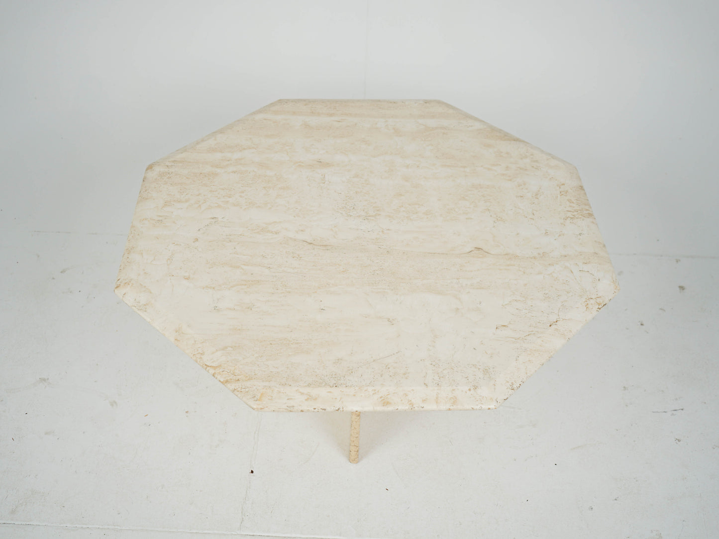 Travertin Tisch Couchtisch Beistelltisch Vintage Mid Century