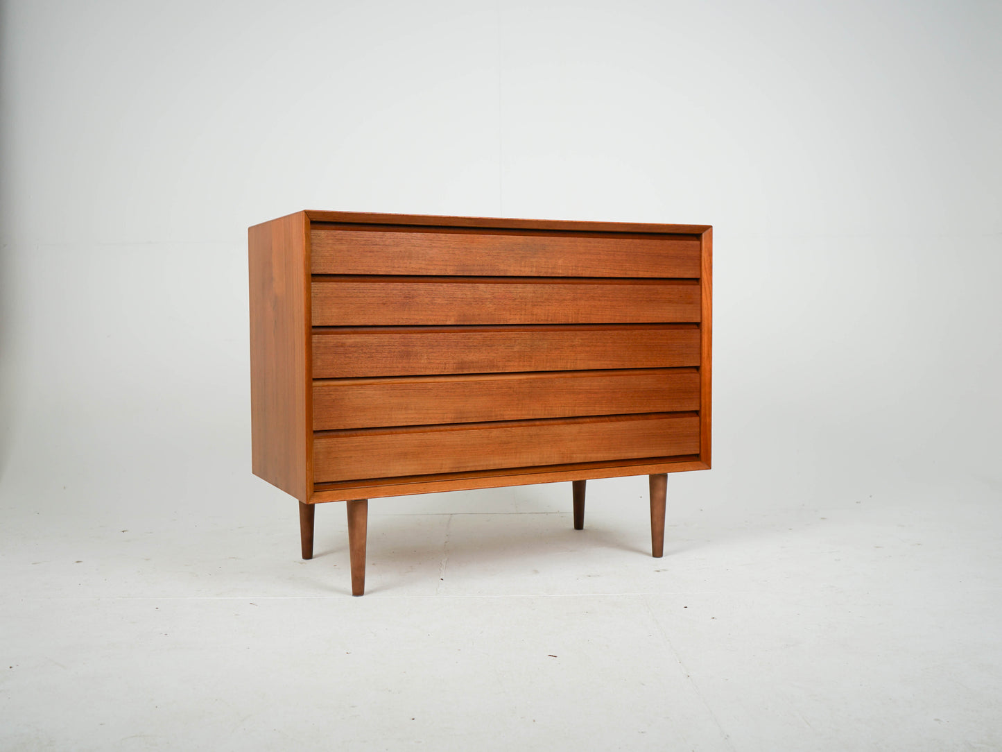 Teak Kommode Sideboard Anrichte Vinyl Vintage Mid Century