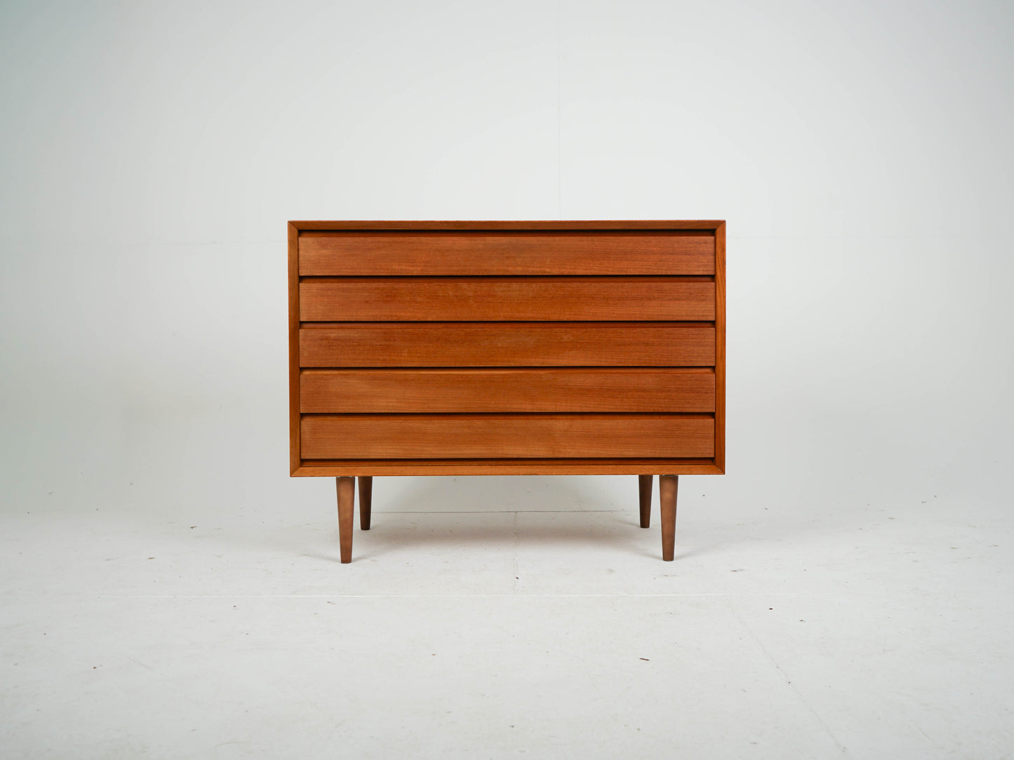 Teak Kommode Sideboard Anrichte Vinyl Vintage Mid Century