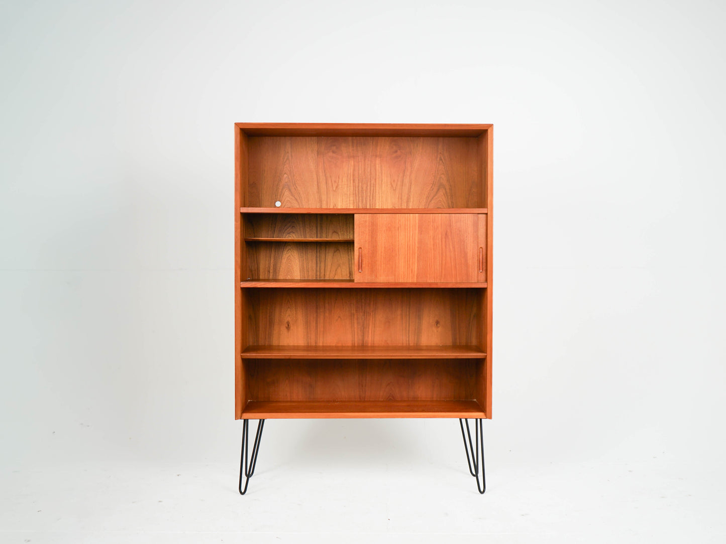 Teak Regal Bücherregal Anrichte Vinyl Vintage Mid Century
