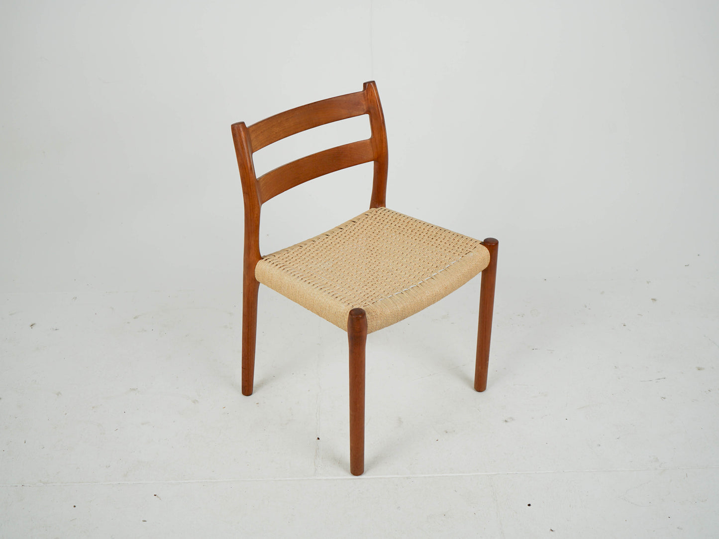 SET 4 Teak Stühle von Niels Otto Møller, Modell 84 Mid Century
