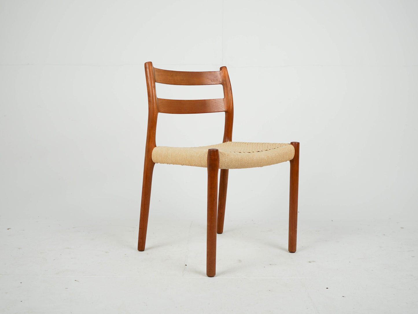SET 4 Teak Stühle von Niels Otto Møller, Modell 84 Mid Century