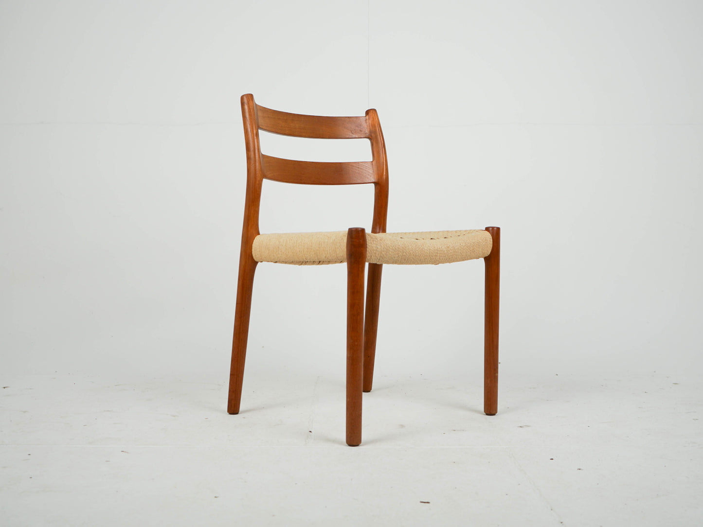 SET 4 Teak Stühle von Niels Otto Møller, Modell 84 Mid Century