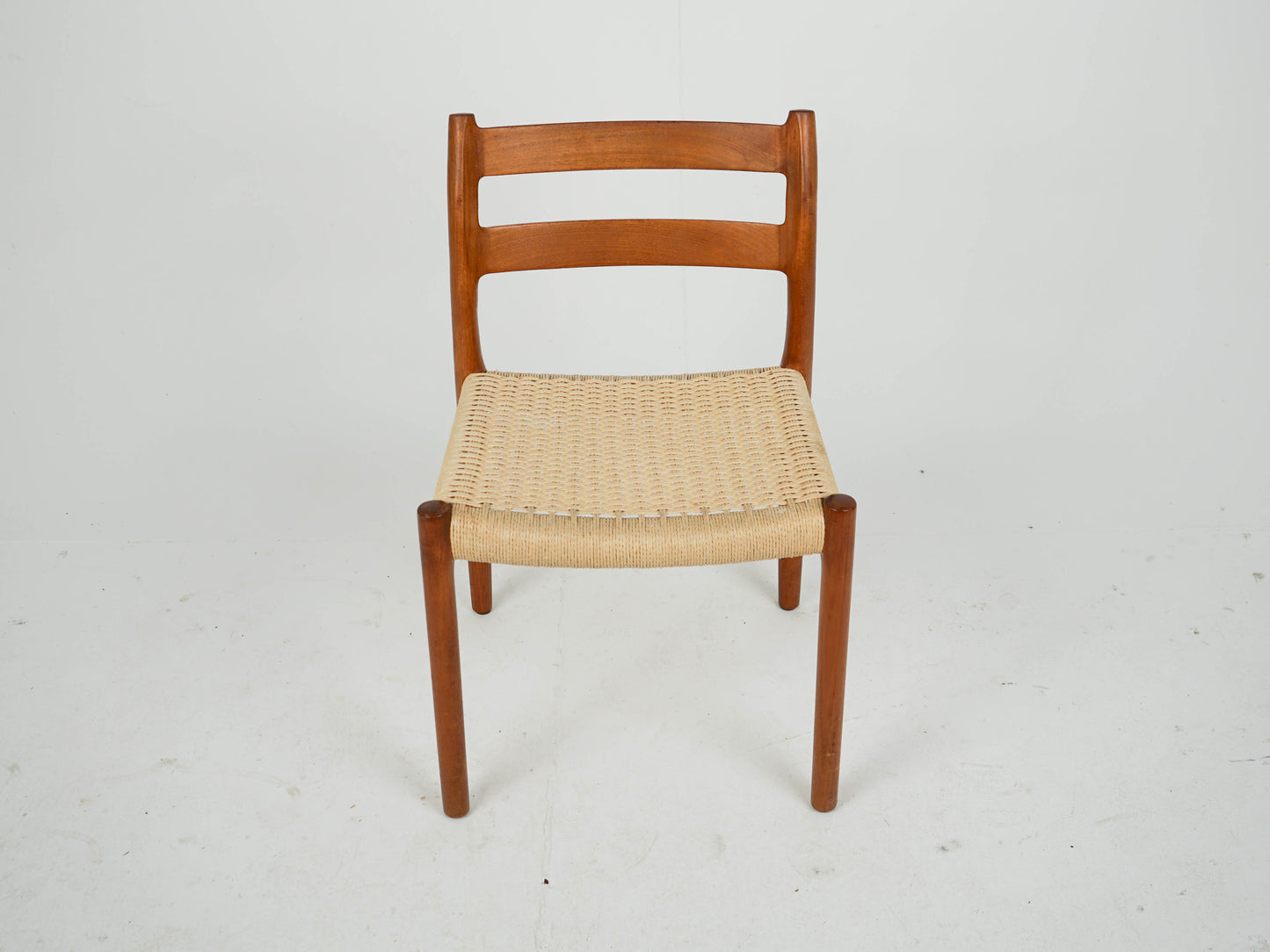 SET 4 Teak Stühle von Niels Otto Møller, Modell 84 Mid Century