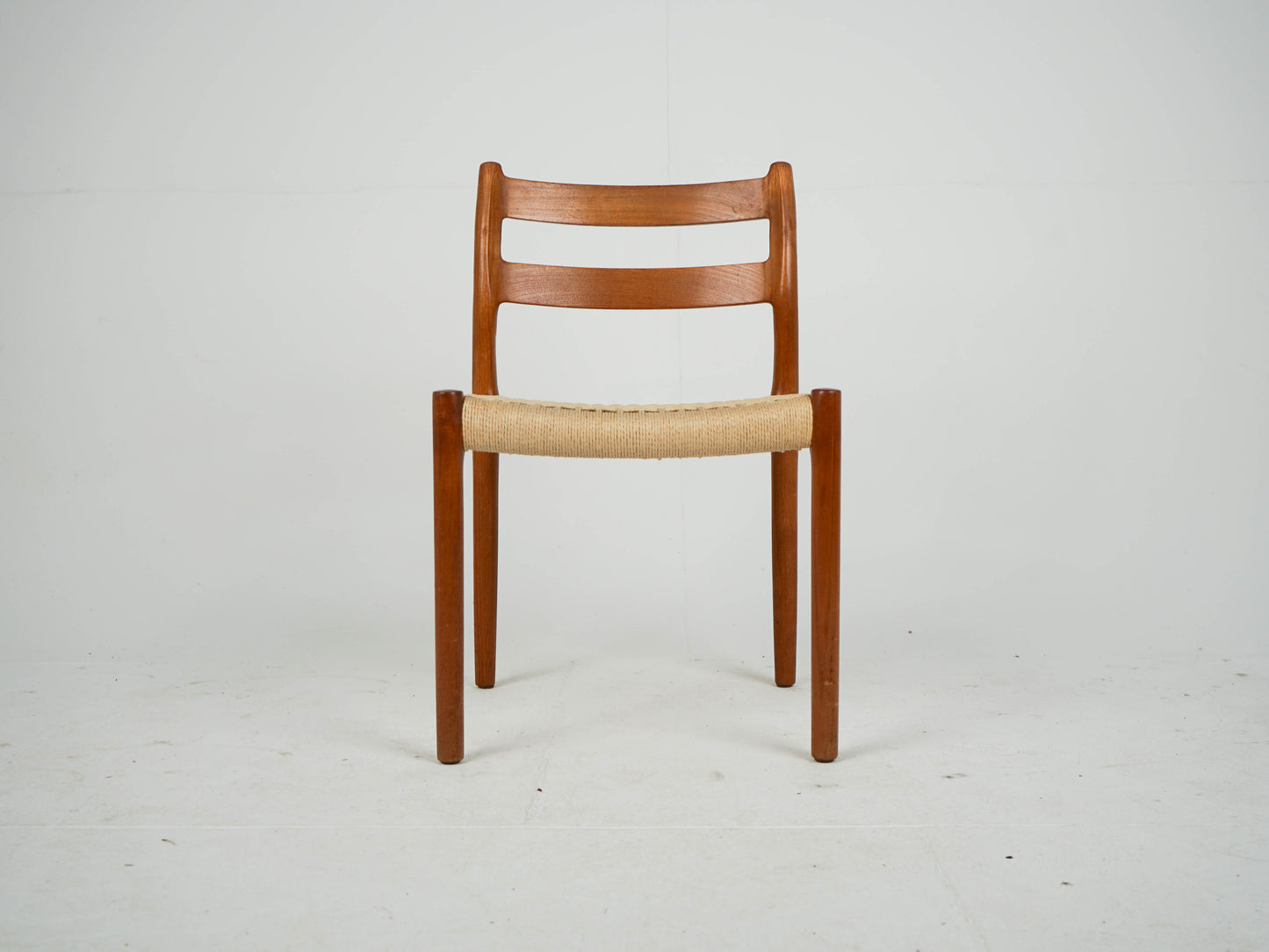 SET 4 Teak Stühle von Niels Otto Møller, Modell 84 Mid Century