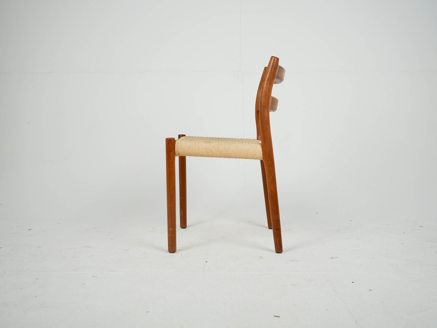 SET 4 Teak Stühle von Niels Otto Møller, Modell 84 Mid Century