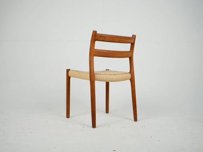SET 4 Teak Stühle von Niels Otto Møller, Modell 84 Mid Century