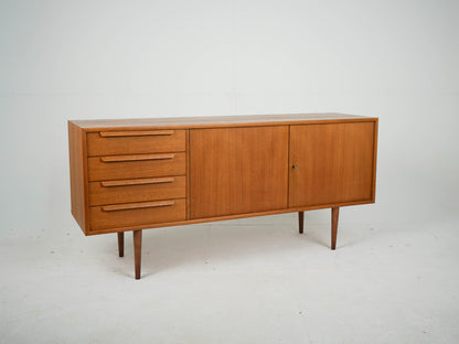 Teak Sideboard Schrank Anrichte Vinyl Vintage Mid Century