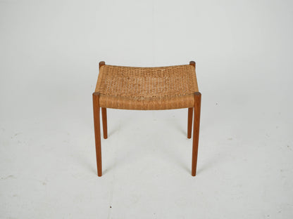Teak Hocker Niels Otto Møller, Modell 80A Mid Century Retro