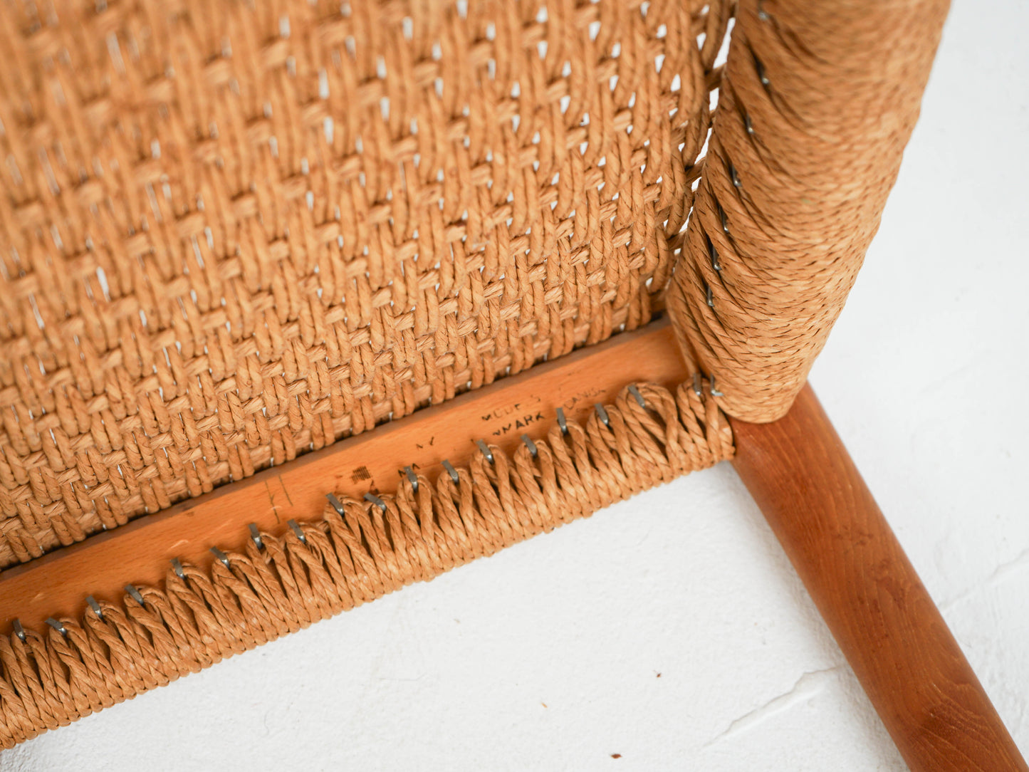 Teak Hocker Niels Otto Møller, Modell 80A Mid Century Retro