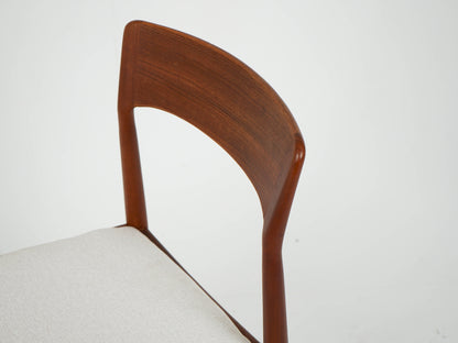 SET 6x Teak Esszimmerstuhl von Henning Kjærnulf NEUBEZUG