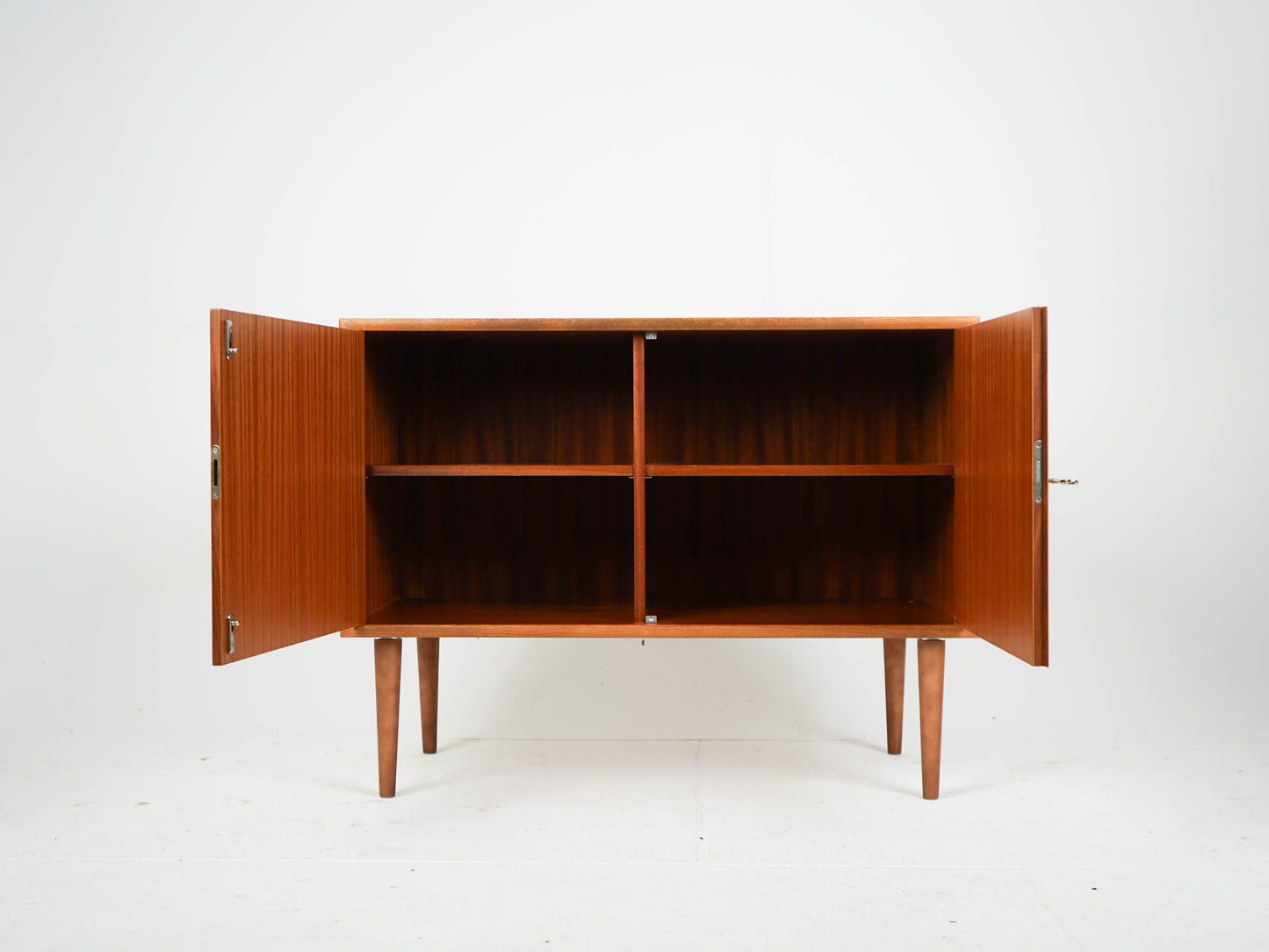 Teak Sideboard Regal Anrichte Vinyl Vintage Mid Century