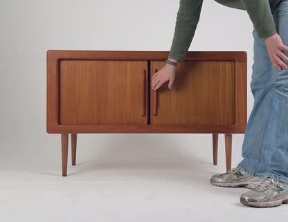 Teak Sideboard Dyrlund Jalousie Schrank Vintage 60er Mid Century